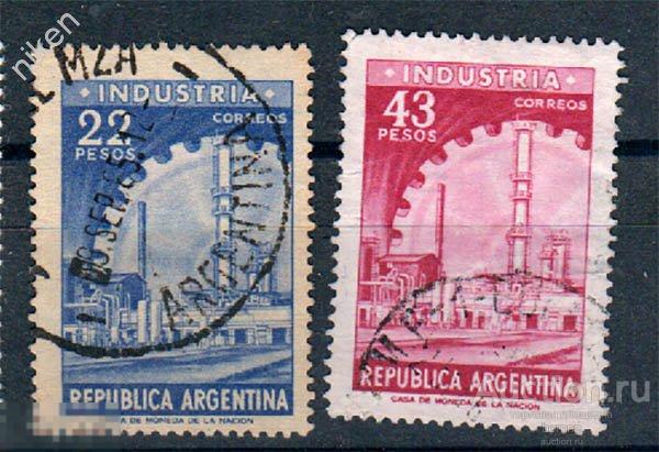 АРГЕНТИНА 1963 ИНДУСТРИАЛИЗАЦИЯ НЕФТЕПЕРЕРАБАТЫВАЮЩИЙ ЗАВОД 65-180