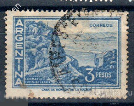 АРГЕНТИНА 1959 ЛАНДШАФТ ГОРНАЯ ДОРОГА 65-194
