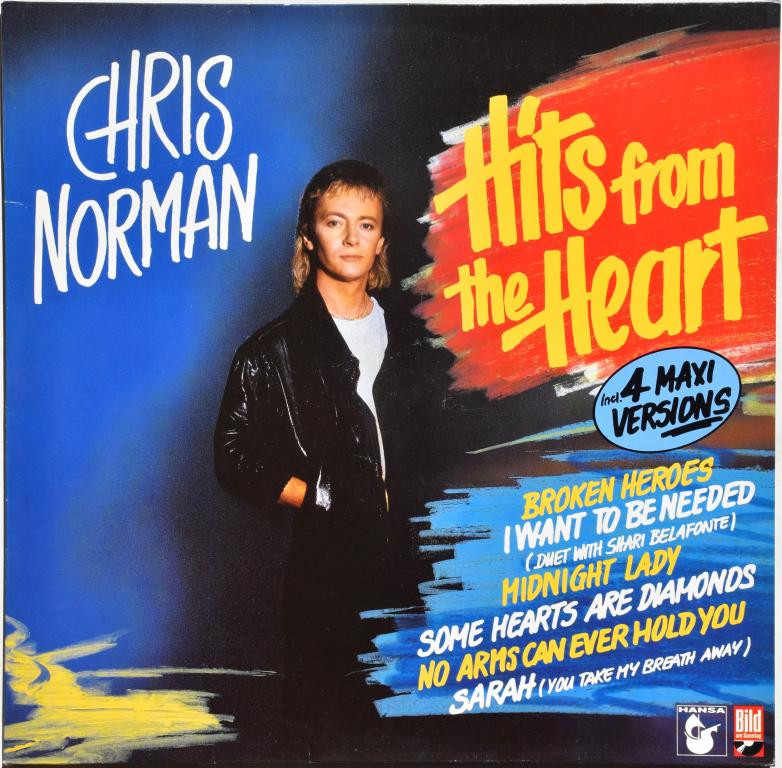 Chris Norman (ex.Smokie) "Hits From The Heart" 1988 Lp