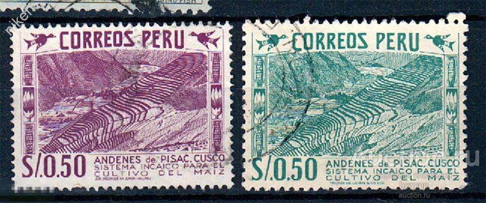 ПЕРУ 1952 ЛАНДШАФТ ТЕРРАСЫ КУСКО ДРЕВНИЕ ИНКИ ФИЛГЕОГРАФИЯ ИНДЕЙЦЫ АРХЕОЛОГИЯ 48-1-120