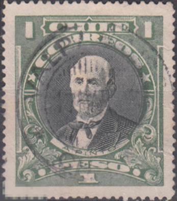 1911 Чили Стандарт Персоналии Президент Анибал Пинто № 112 гаш 0.40 евро