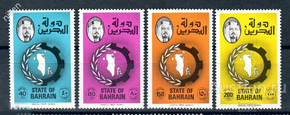 БАХРЕЙН 1976 ШЕЙХ КАРТА СЕЛЬСКОЕ ХОЗЯЙСТВО ИНДУСТРИЯ 47-4-207