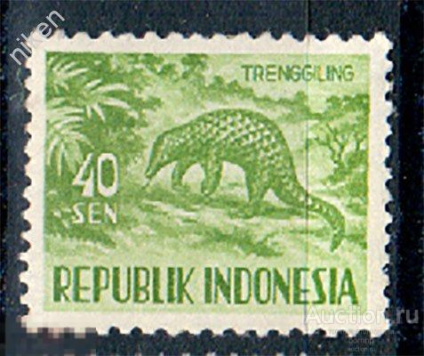 ИНДОНЕЗИЯ 1956 ФАУНА ЯВАНСКИЙ ЯЩЕР ХИЩНИКИ 59-33