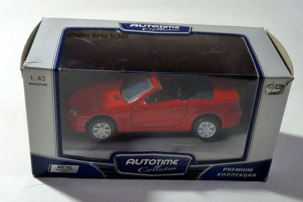 Масштабная модель Autotime Collection Автотайм Mercedes-Benz SL500 1:43 в коробке