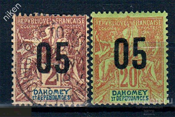 ДАГОМЕЯ 1912 КОЛОНИИ СТАНДАРТ НАДПЕЧАТКА СТАРИННЫЕ МАРКИ 48-1-136