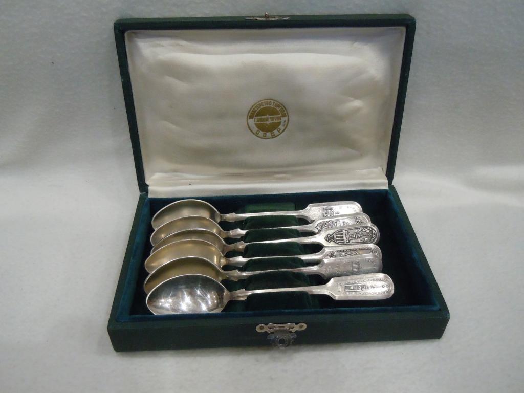 Комплект чайных ложек СССР, 6 шт, 1950-1960гг