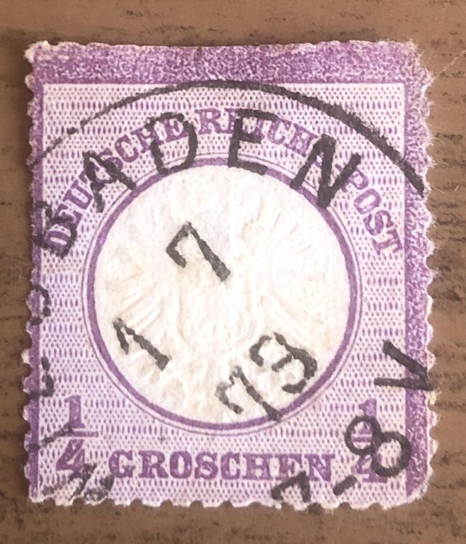 Германия (Рейх). 1872. Герб. Мих.16.гаш.€130.0