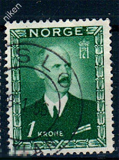 НОРВЕГИЯ 1946 СТАНДАРТ КОРОЛЬ ХААКОН VII 46-1-137