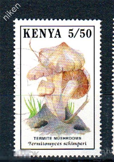 КЕНИЯ 1989 ФЛОРА ГРИБЫ 2,5 ЕВРО 62-1-58