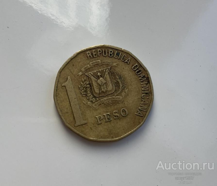 1 песо 2000, Доминиканская Республика