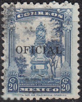 1925 Мексика Стандарт Служебная № 151 гаш. 6 евро