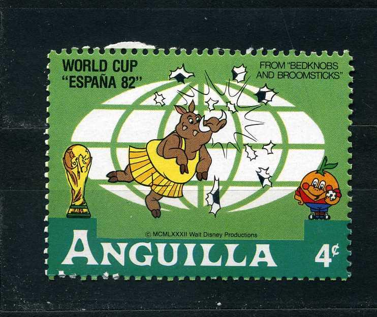 Ангилья. Дисней, Звериный Футбол. Bedknobs and Broomsticks. ЧМ Испания-82. 1982**