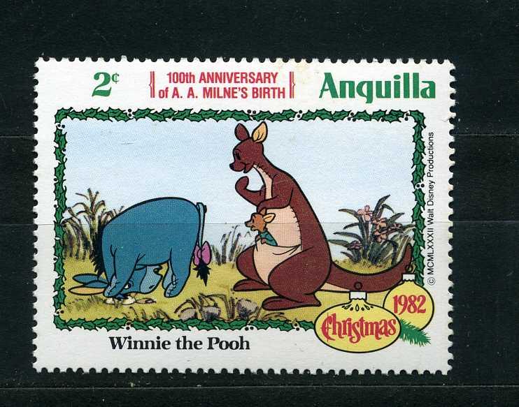 Ангилья. Дисней, Винни Пух. Рождество. 1982**