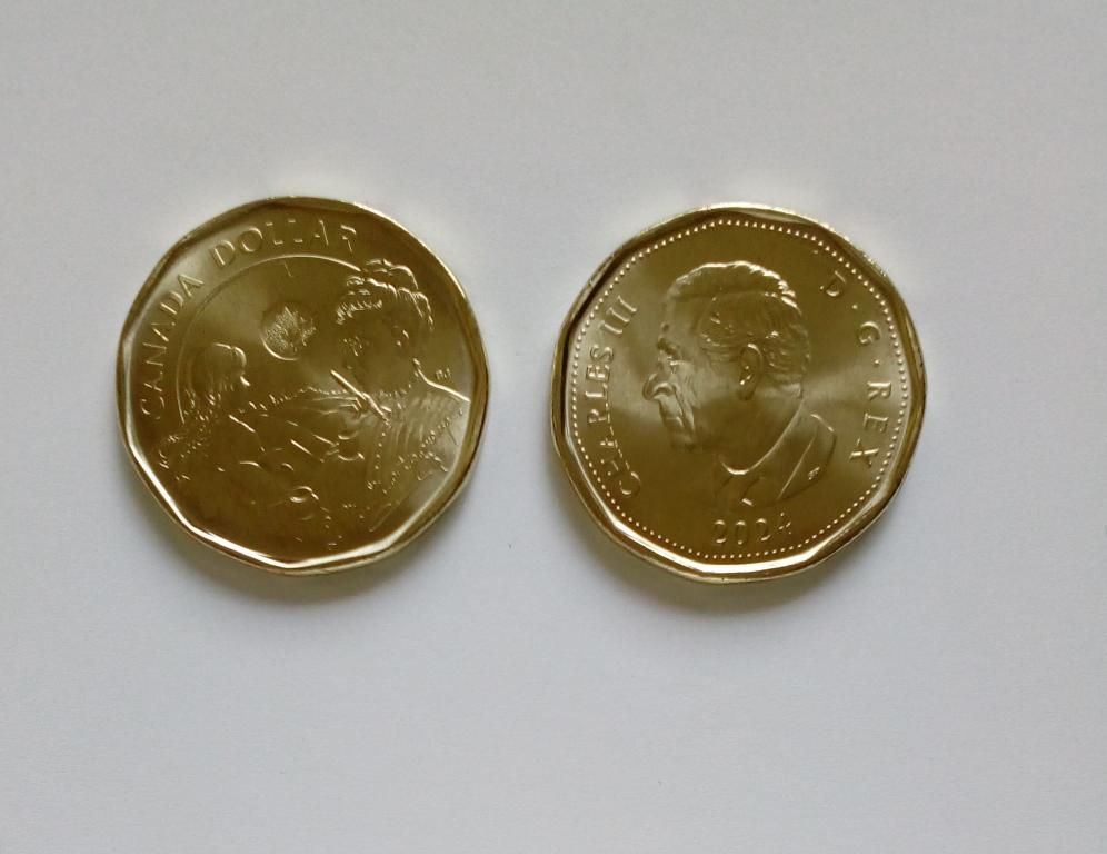Канада 1 доллар 2024 год unc из ролла