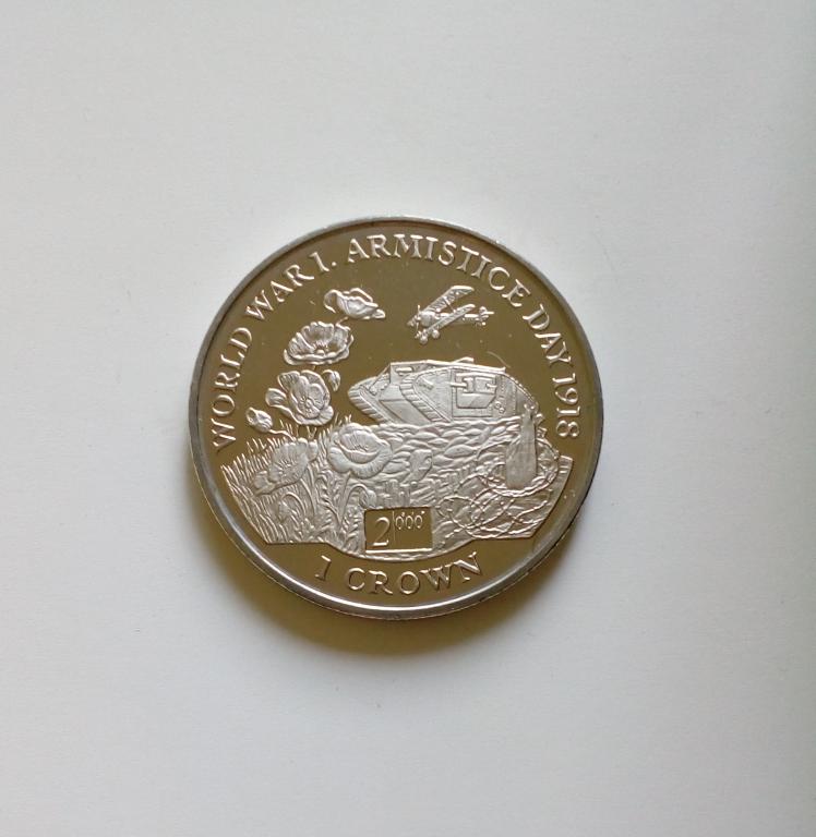 Остров Мэн 1 крона 1999 год UNC