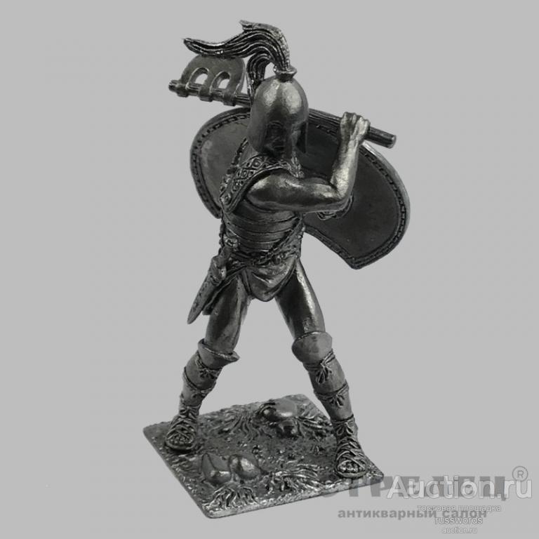 Оловянный солдатик «Мирмидонский воин» Троянская война. гк
