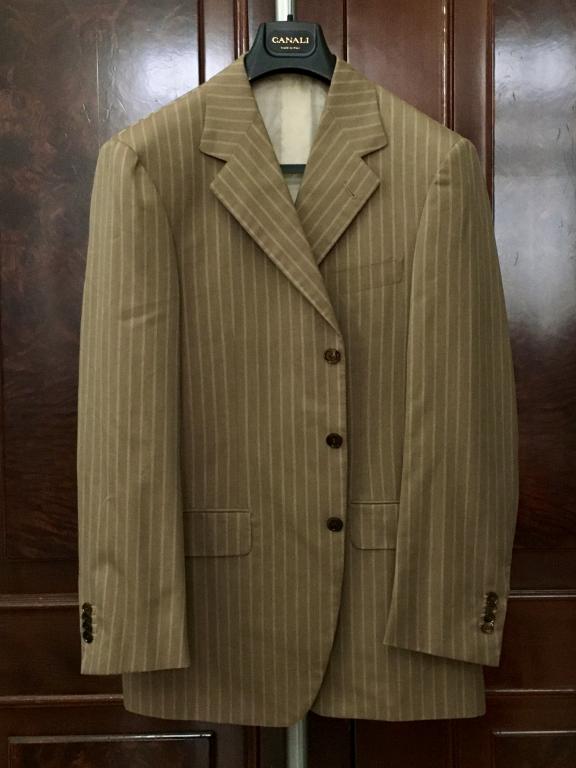 Костюм мужской люксового итальянского бренда SARTORIA CASTANGIA шёлк/хлопок р.50