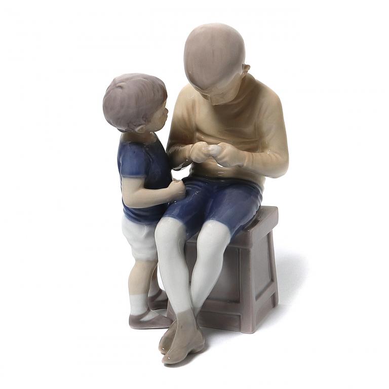 Фарфоровая фигура "Том и Вилли". Bing & Grondahl