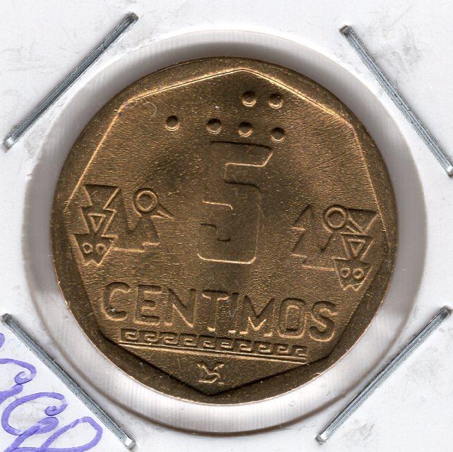 5 сентимо - Перу - 1998 - KM#304.2