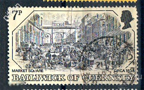 ГЕРНСИ 1978 ИСКУССТВО ГРАФЮРА ТОРГОВАЯ УЛИЦА РЫНОК БАЗАР 63-85