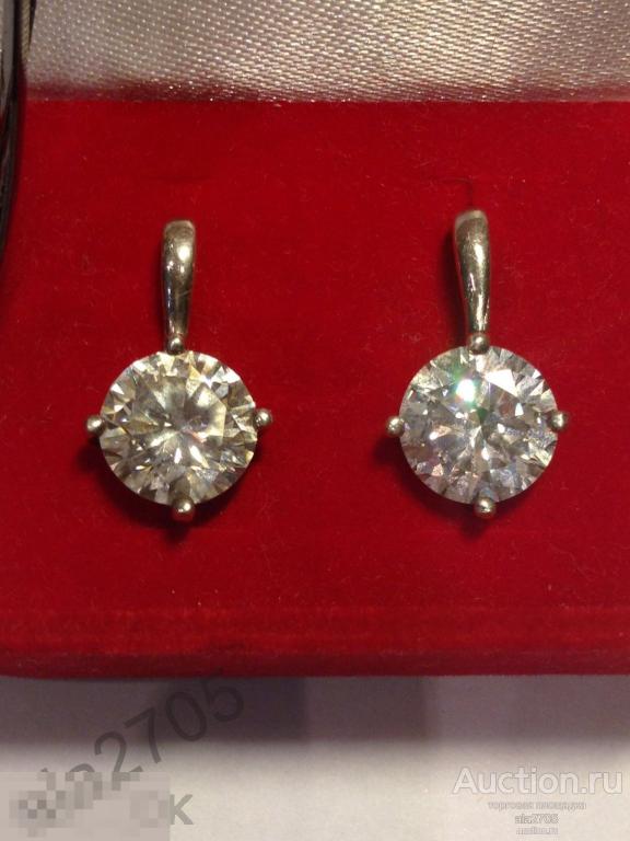 Серьги,  серебро, 925 в кокошнике буквы М ПВКП