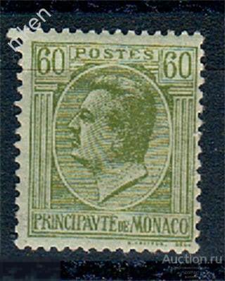 КНЯЖЕСТВО МОНАКО 1924 СТАНДАРТ КНЯЗЬ ЛУИ - II   64-310