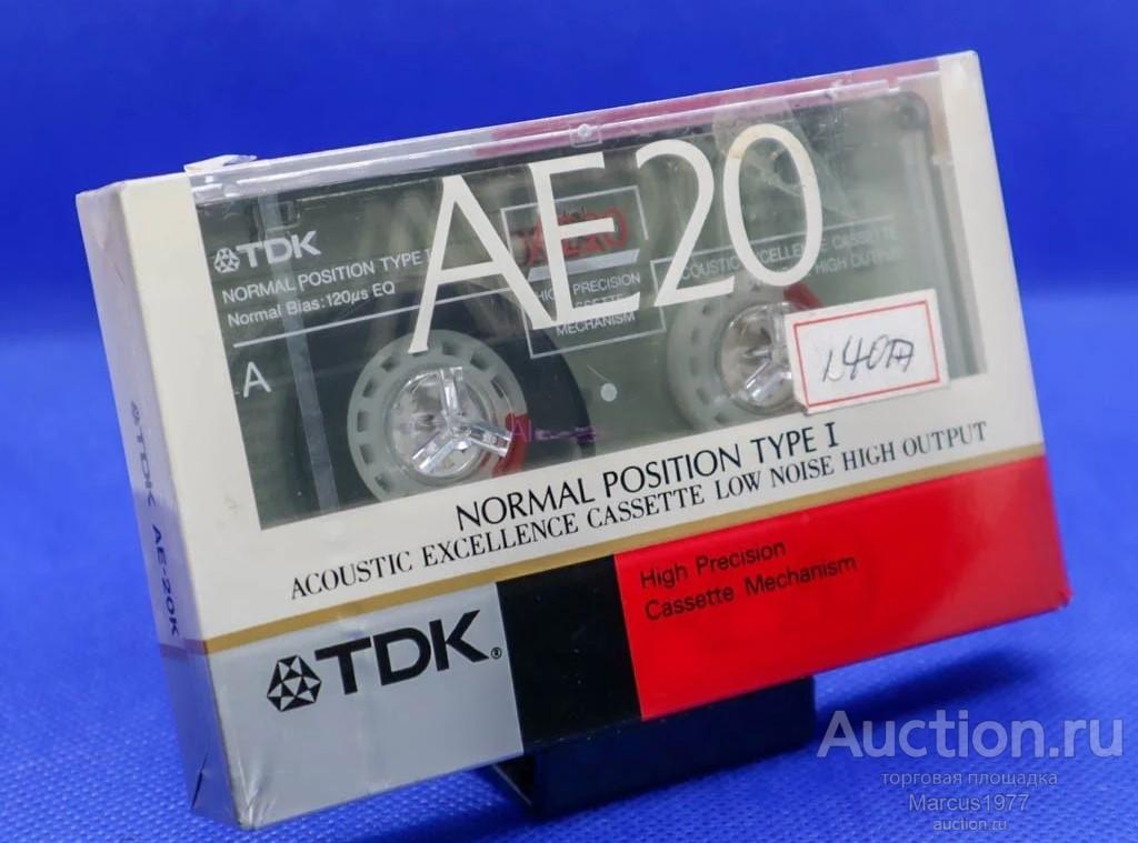 Новая в упаковке кассета TDK AE 20, 1989 год, Japan