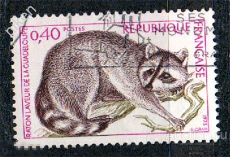 ФРАНЦИЯ 1973 ФАУНА ЕНОТ-ПОЛОСЛУН ОХРАНА ПРИРОДЫ  62-1-182
