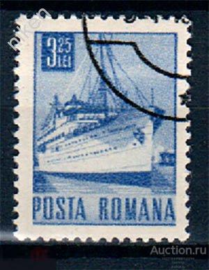 РУМЫНИЯ 1968 КОРАБЛЬ ПАССАЖИРСКИЙ КОРАБЛЬ ТРАНСИЛЬВАНИЯ ФЛОТ 63-219