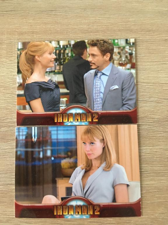 Iron Man 2 Железный человек 2 2 коллекционные карточки Upper Deck