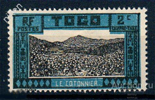 ТОГО 1925 ФРАНЦУЗСКИЕ КОЛОНИИ ПЛАНТАЦИИ ХЛОПКА СЕЛЬСКОЕ ХОЗЯЙСТВО 55-2-253