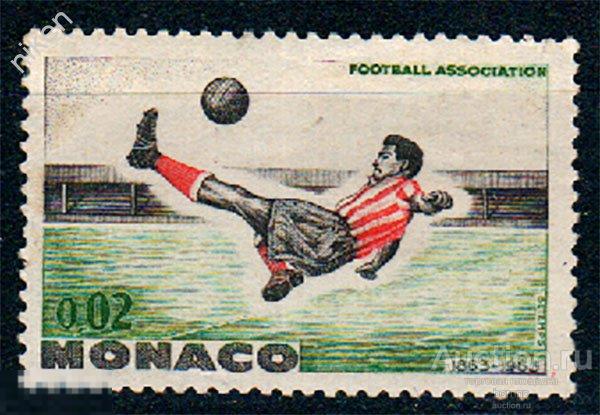КНЯЖЕСТВО МОНАКО 1963 СПОРТ ФУТБОЛ 100 ЛЕТ ФУТБОЛЬНОЙ АССОЦИАЦИИ 37-2-313