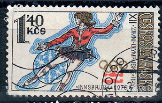 ЧЕХОСЛОВАКИЯ ЧССР 1976 ОЛИМПИАДА ИНСБРУК ФИГУРНОЕ КАТАНИЕ СПОРТ 35-1-47