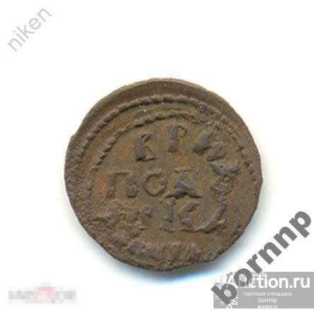 ПОЛУШКА 1718 ПЁТР 1 ПЕРВЫЙ  ВРП СТАРИННЫЕ МОНЕТЫ М М 1 29