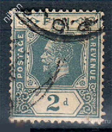 ФИДЖИ 1912-1922 БРИТАНСКИЕ КОЛОНИИ КОРОЛЬ ГЕОРГ V 48-2-112