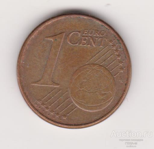 Германия 1 евро цент 2002 F