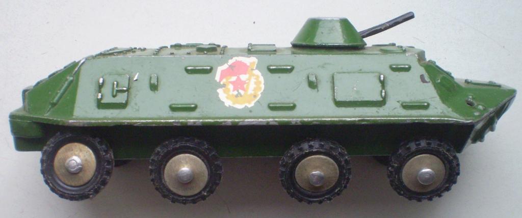 СССР. Модель бронетранспортера БТР-60, № 344. Б/у. Металл