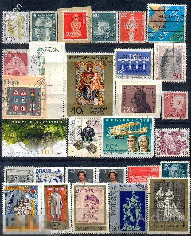 НЕДОРОГО.ПОДБОРКА МАРОК НА РАЗЛИЧНЫЕ ТЕМЫ.Б.6-163