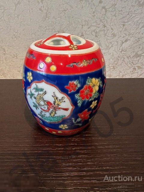 Чайница фарфоровая  Daoguang, 1970 годы, Китай.