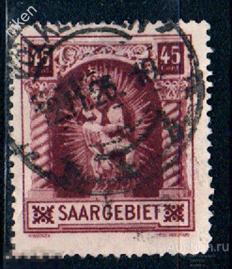 СААР 1925 МАДОННА С МЛАДЕНЦЕМ РЕЛИГИЯ 5 ЕВРО ТЕМ 12 2 190