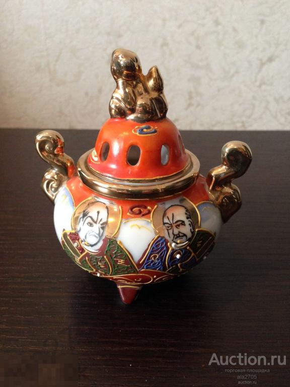 Фарфоровая аромалампа, Nippon Tokusei  Japan, 1926-1945 гг. РЕДКОСТЬ!!!!