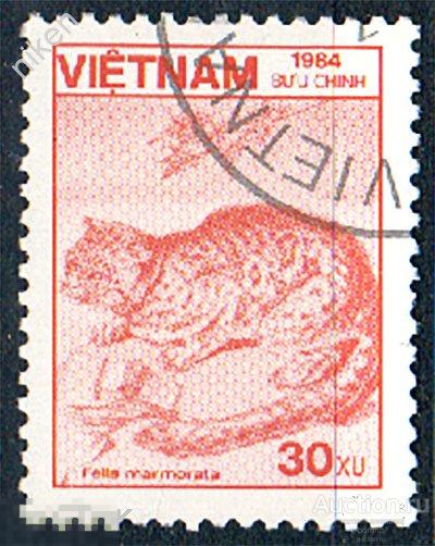 ВЬЕТНАМ 1984 ФАУНА ДИКИЕ КОШКИ ХИЩНИКИ 30-4-69