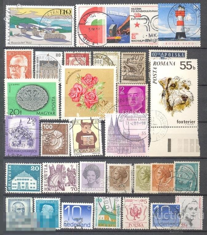 НЕДОРОГО.ПОДБОРКА МАРОК НА РАЗЛИЧНЫЕ ТЕМЫ.Б.5-92