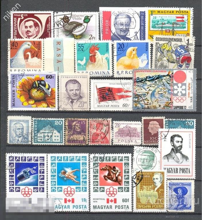 НЕДОРОГО.ПОДБОРКА МАРОК НА РАЗЛИЧНЫЕ ТЕМЫ.Б.5-85
