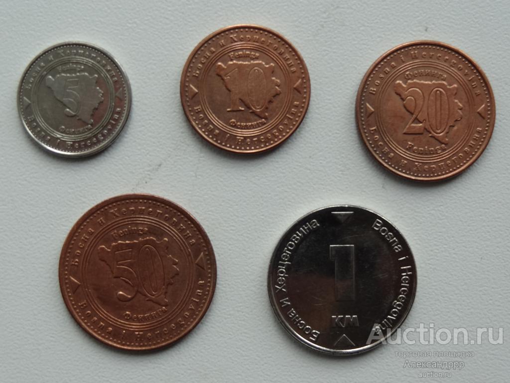 Босния и Герцеговина набор 5 монет