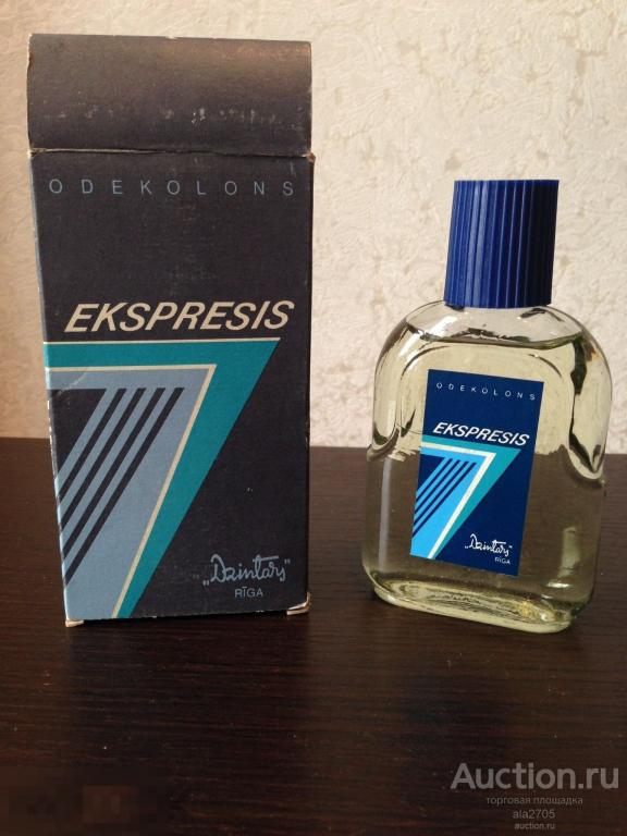Одеколон Экспресс Дзинтарс, Dzintars, винтаж.