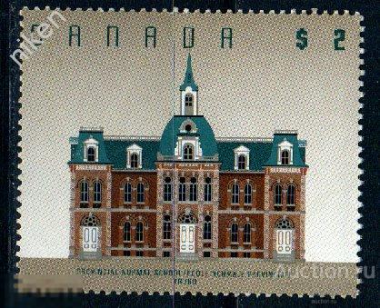 КАНАДА 1994 АРХИТЕКТУРА КОЛЛЕДЖ НОВАЯ ШОТЛАНДИЯ КОНЦОВКА 4 ЕВРО 10 5 40