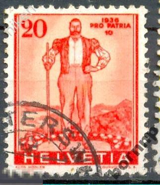 ШВЕЙЦАРИЯ.1936.БЛАГОТВОРИТЕЛЬНАЯ.6 ЕВРО