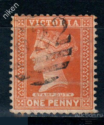 ШТАТ ВИКТОРИЯ.1890.КОЛОНИИ.КОРОЛЕВА ВИКТОРИЯ.ТЕМ.9-33