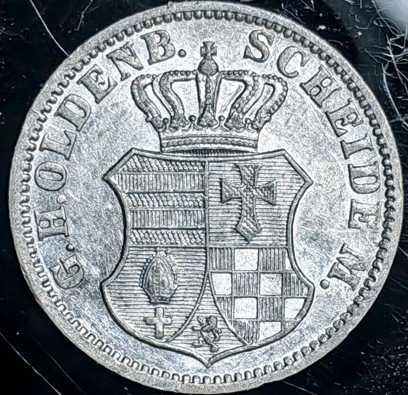 1 грошен ОЛЬДЕНБУРГ. 1866г.